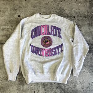 Vintage Chocolate University Sweatshirt Size XL
